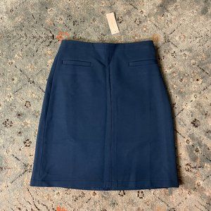 Ann Taylor Pocket A-Line Skirt in Blue | Size 2